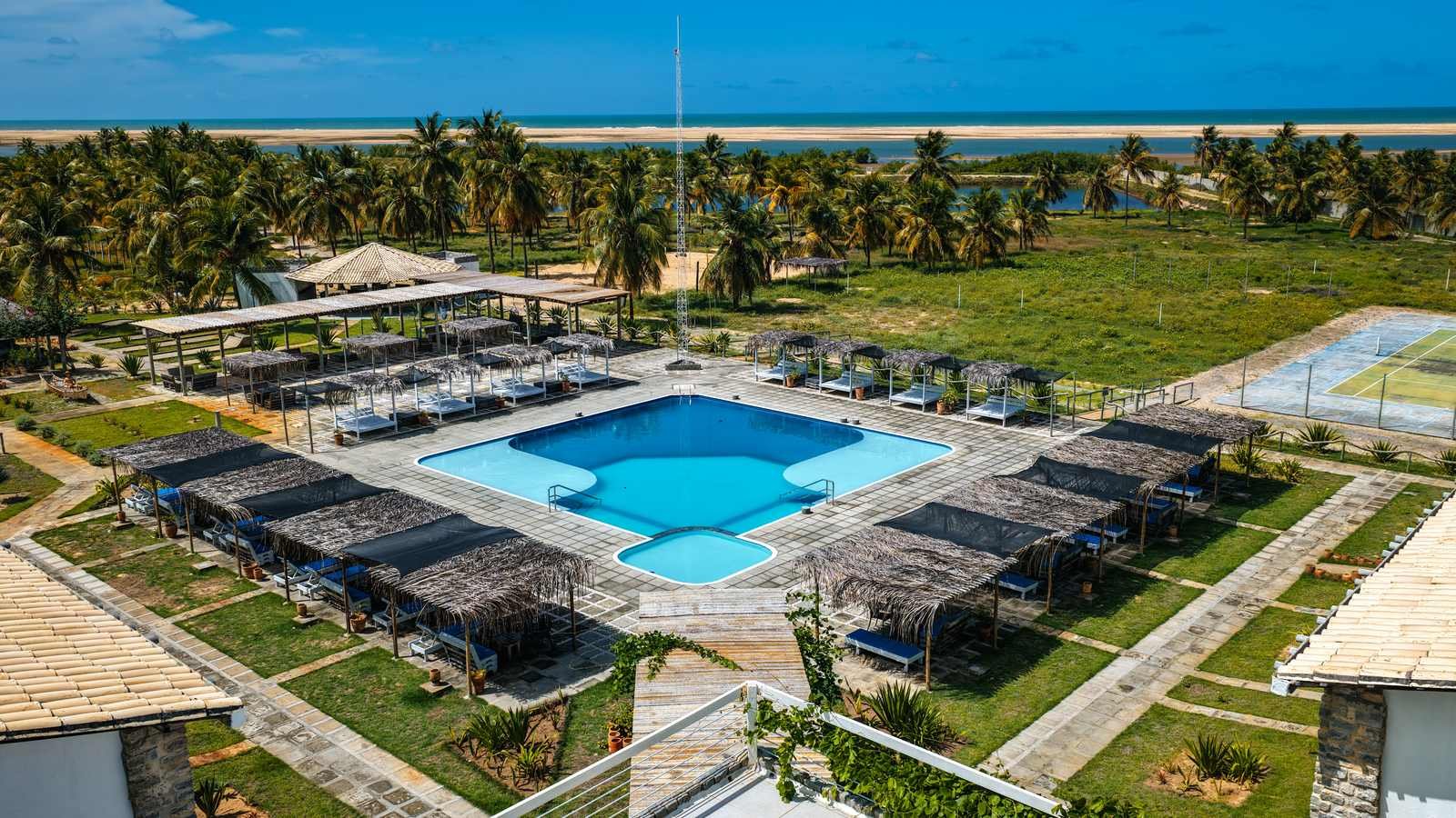 Vista do Ecoprivillege Hotel em Boca da Barra, Pacatuba